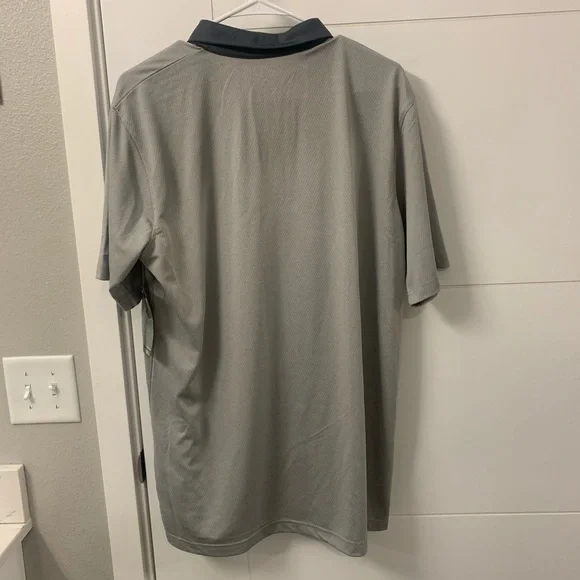 Hawkeye Athletic Polo Gray Russell Men’s‎ Large NWT - Picture 5 of 5